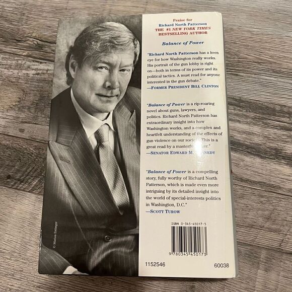 Balance of Power by Richard North Patterson Hardback - Picture 5 of 5